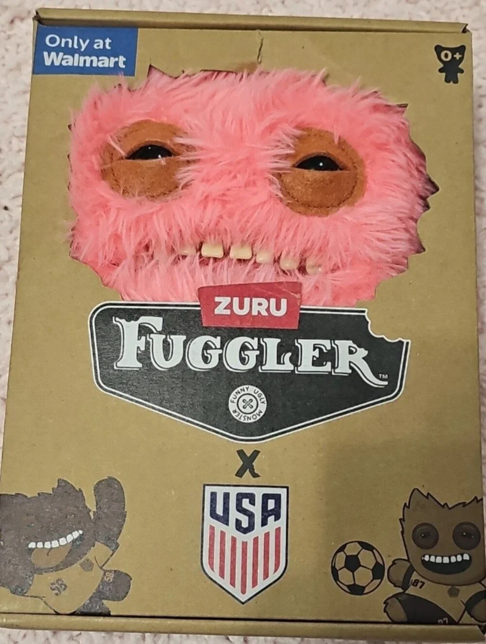ZURU Fuggler Pink Plush Monster Stuffed Animal